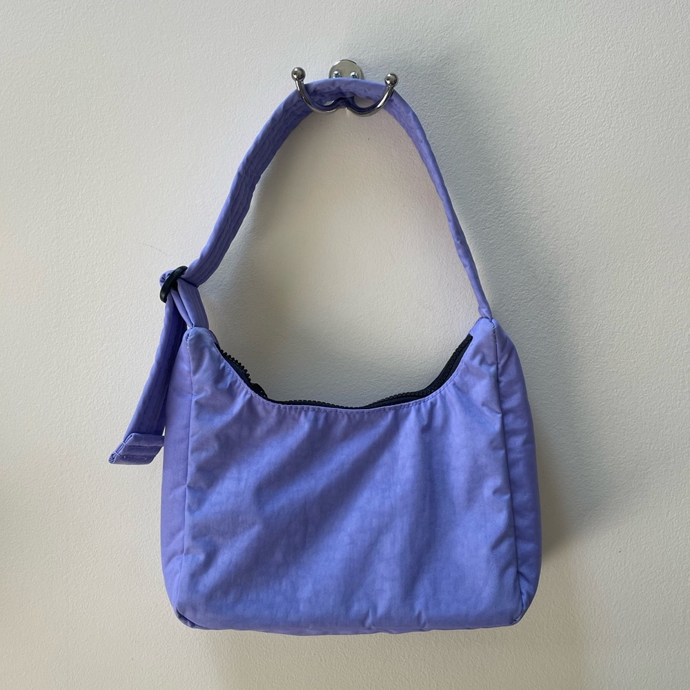BAGGU Mini Nylon Shoulder Bag | Bluebell
